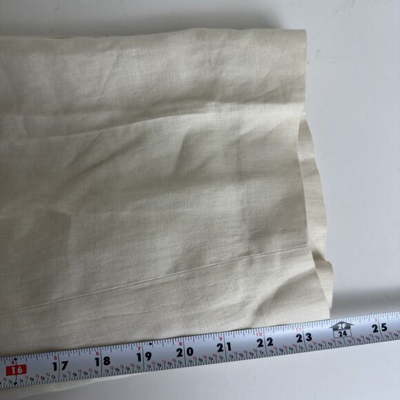 Aritzia The Effortless Pants Linen Cropped Sz 4 Natural Ecru - Picture 12 of 14